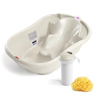 OKBaby Onda Bebek Banyo Seti 3 Parça Kırık Beyaz