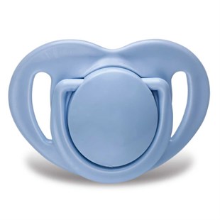 Mamajoo Silikon Ortodontik İkili Emzik Mavi Fil / 6 ay +