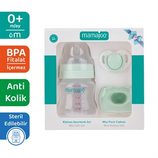 Mamajoo Powder Biberon Seti 150ml / Powder Green