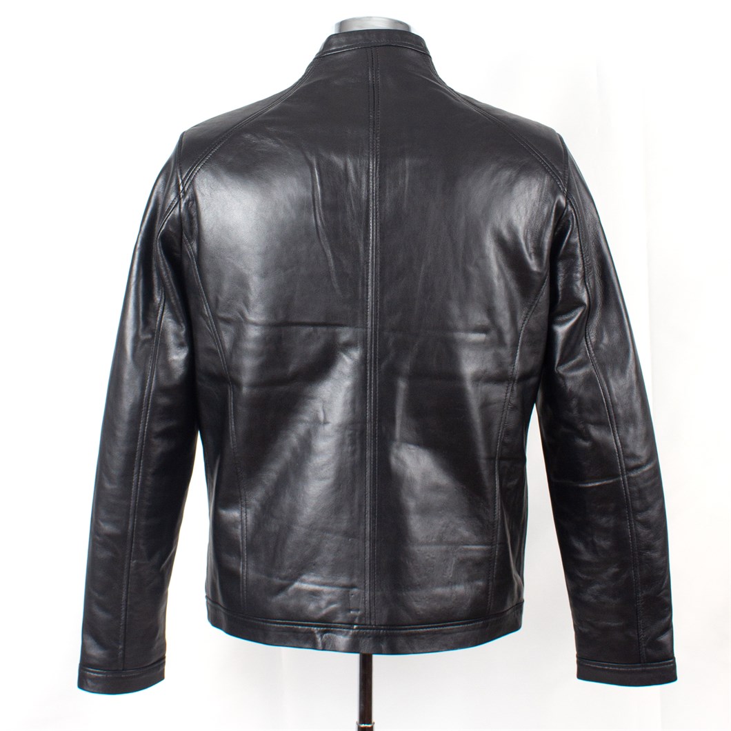 Siyah Erkek Deri Mont  557 398 E-1