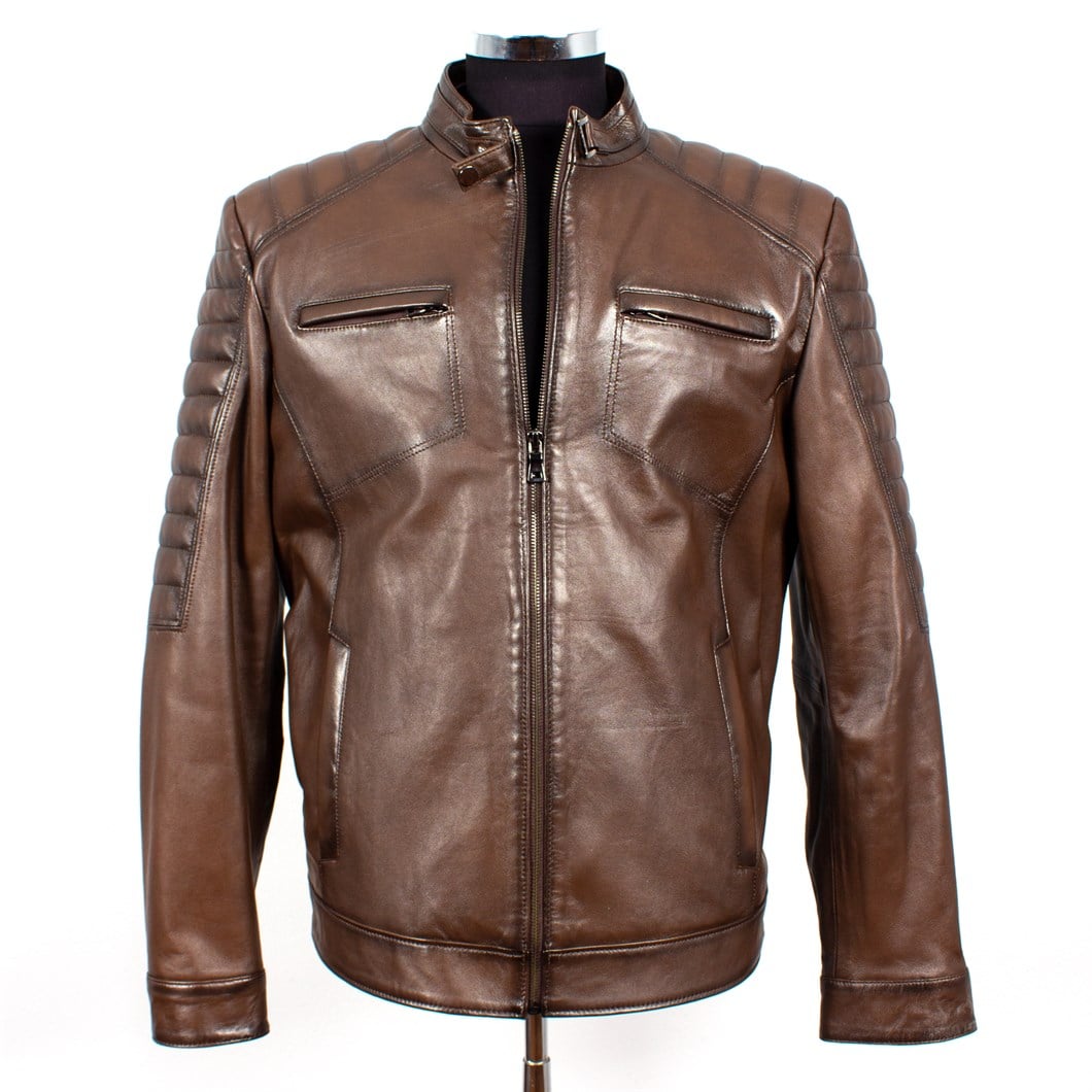 Fındık Erkek Deri Mont  557 532 E-16960