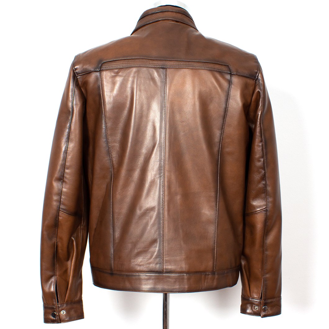 Fındık Erkek Deri Mont  557 533 E-16960