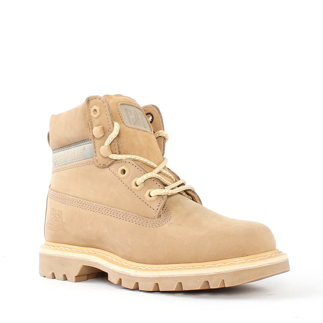 Caterpillar Kadın Karamel Nubuk Deri Colorado Bot