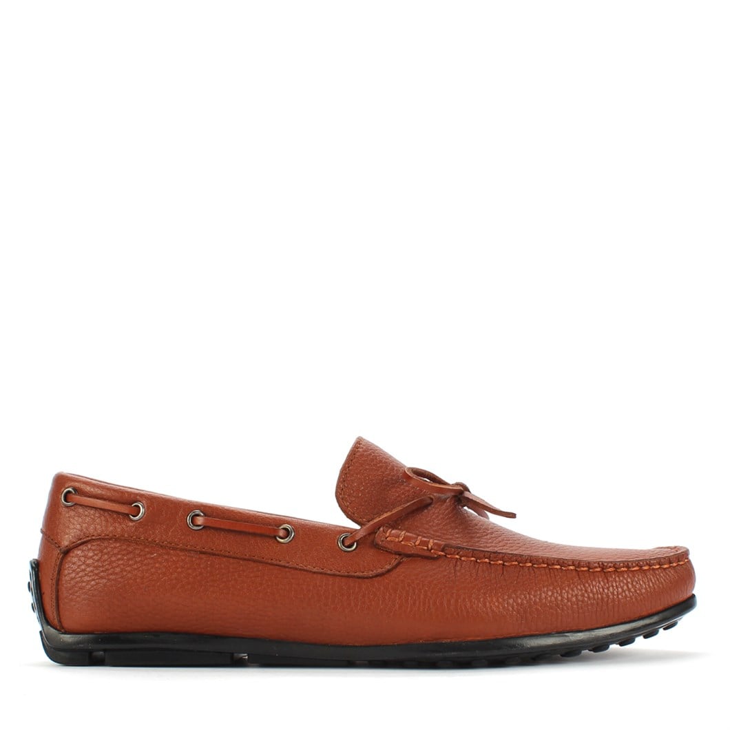 Erkek Taba Deri Loafer