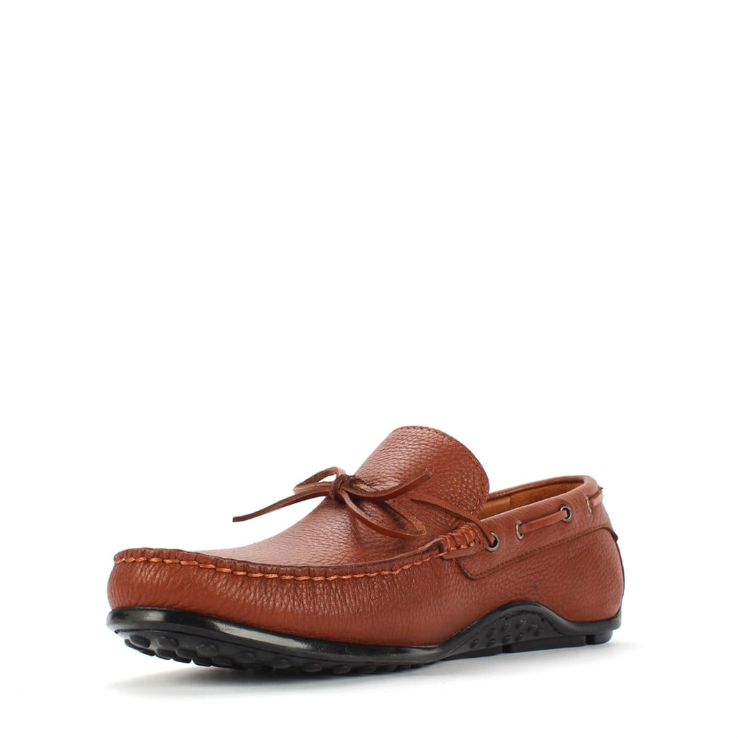Erkek Taba Deri Loafer