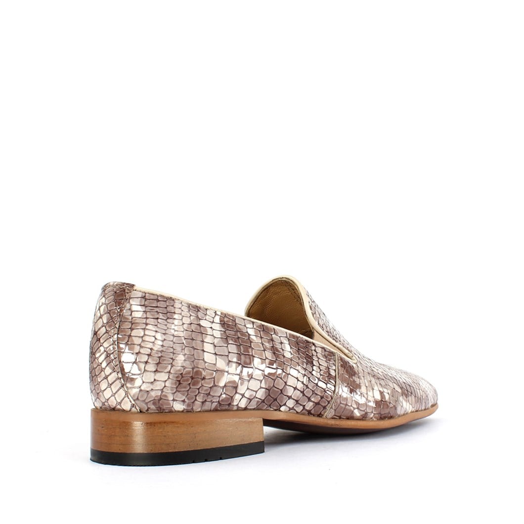 Erkek Vizon Kroko Rugan Deri Loafer