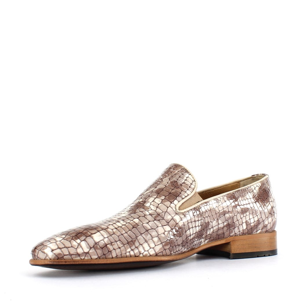 Erkek Vizon Kroko Rugan Deri Loafer