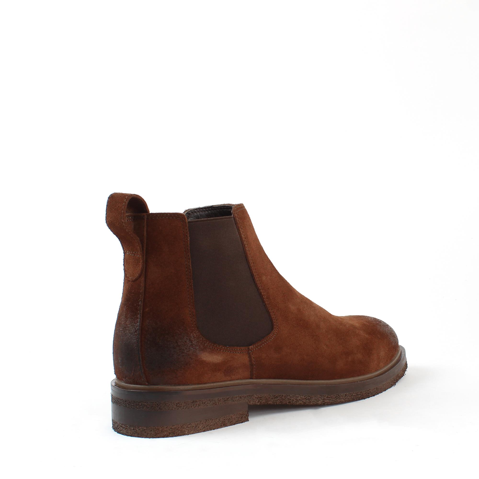 Erkek Taba Süet Deri Chelsea Bot