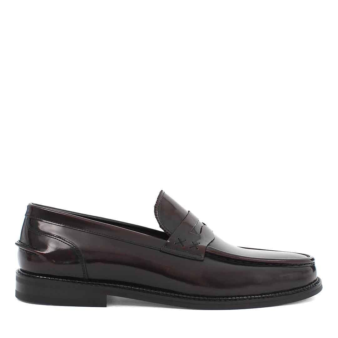 Erkek Bordo Açma Deri Loafer