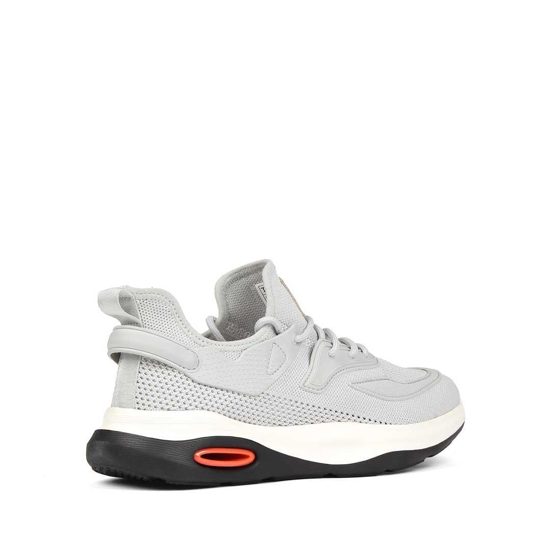 Erkek Gri Bağcıklı Kalın Tabanlı Sneaker