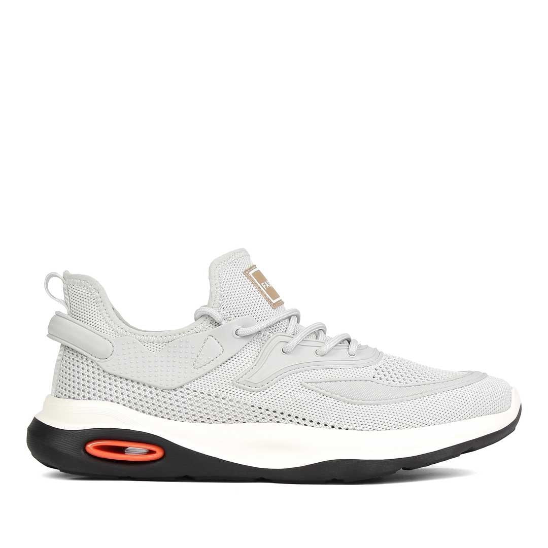 Erkek Gri Bağcıklı Kalın Tabanlı Sneaker