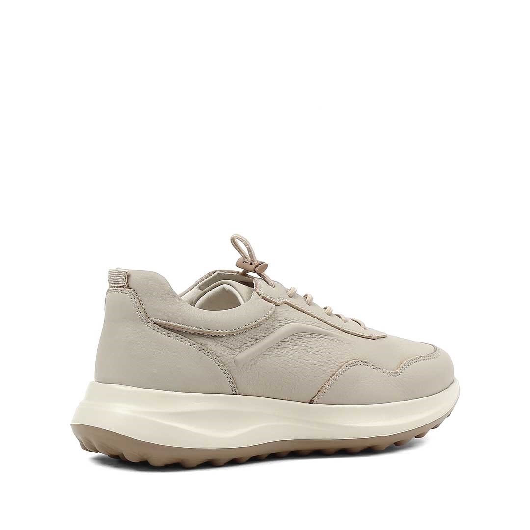 Erkek Gri Bağcıklı Kalın Tabanlı Sneaker