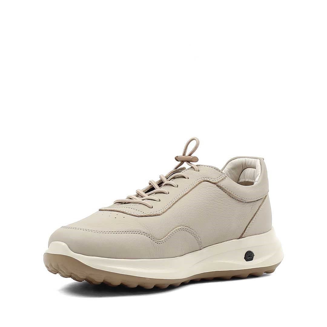 Erkek Gri Bağcıklı Kalın Tabanlı Sneaker