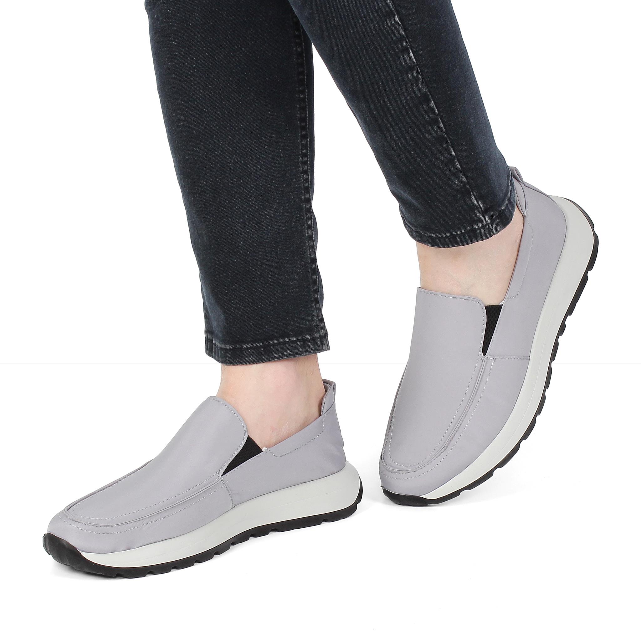 Erkek Gri Kalın Tabanlı Sneaker