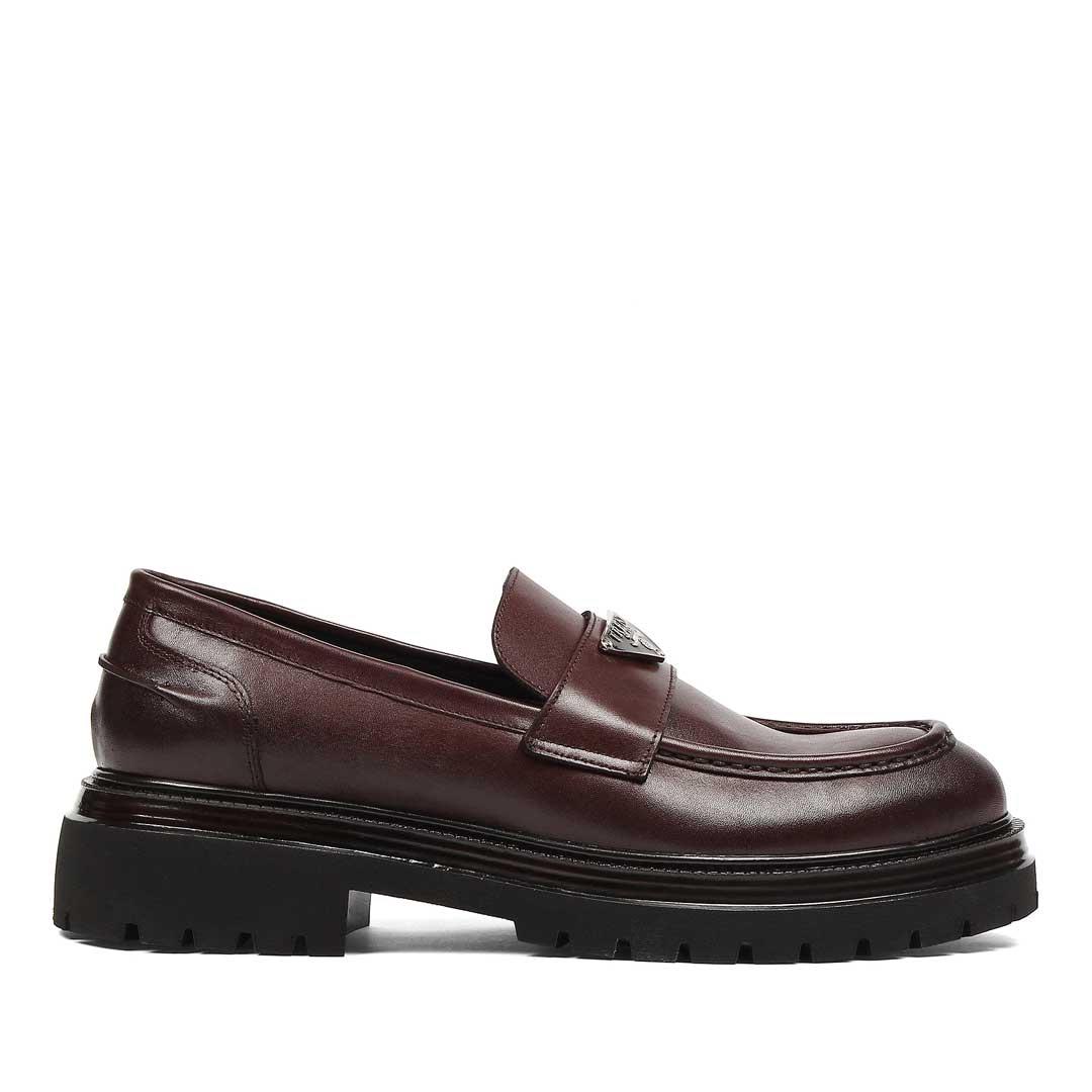 Erkek Kahverengi Deri Loafer