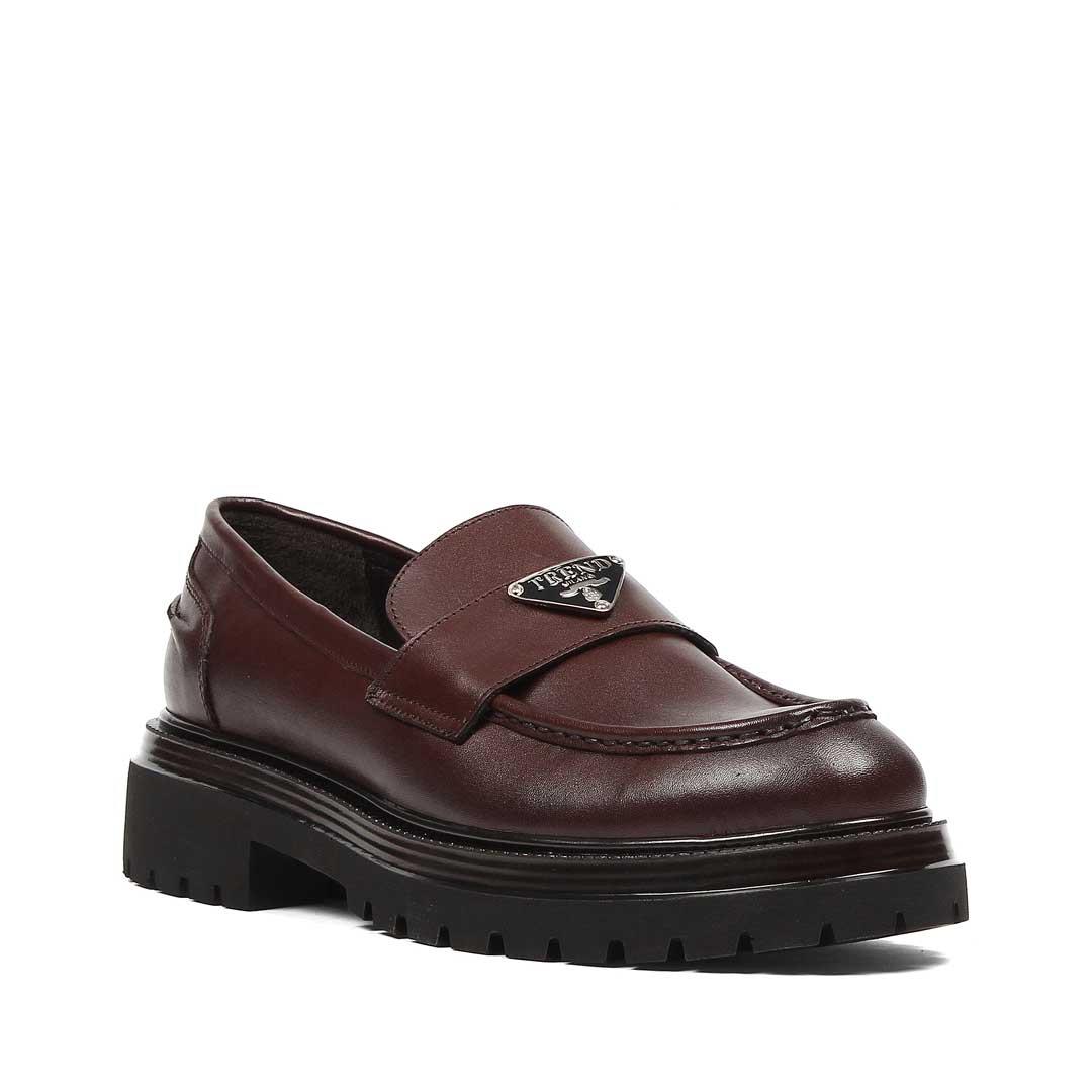 Erkek Kahverengi Deri Loafer
