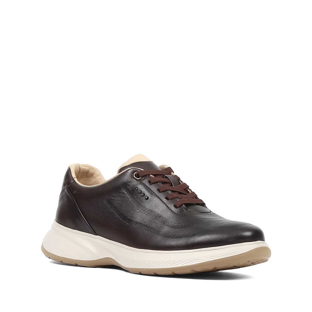 Erkek Kahverengi Kalın Tabanlı Sneaker