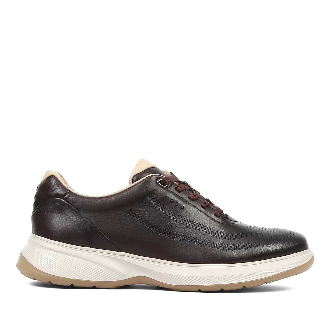 Erkek Kahverengi Kalın Tabanlı Sneaker