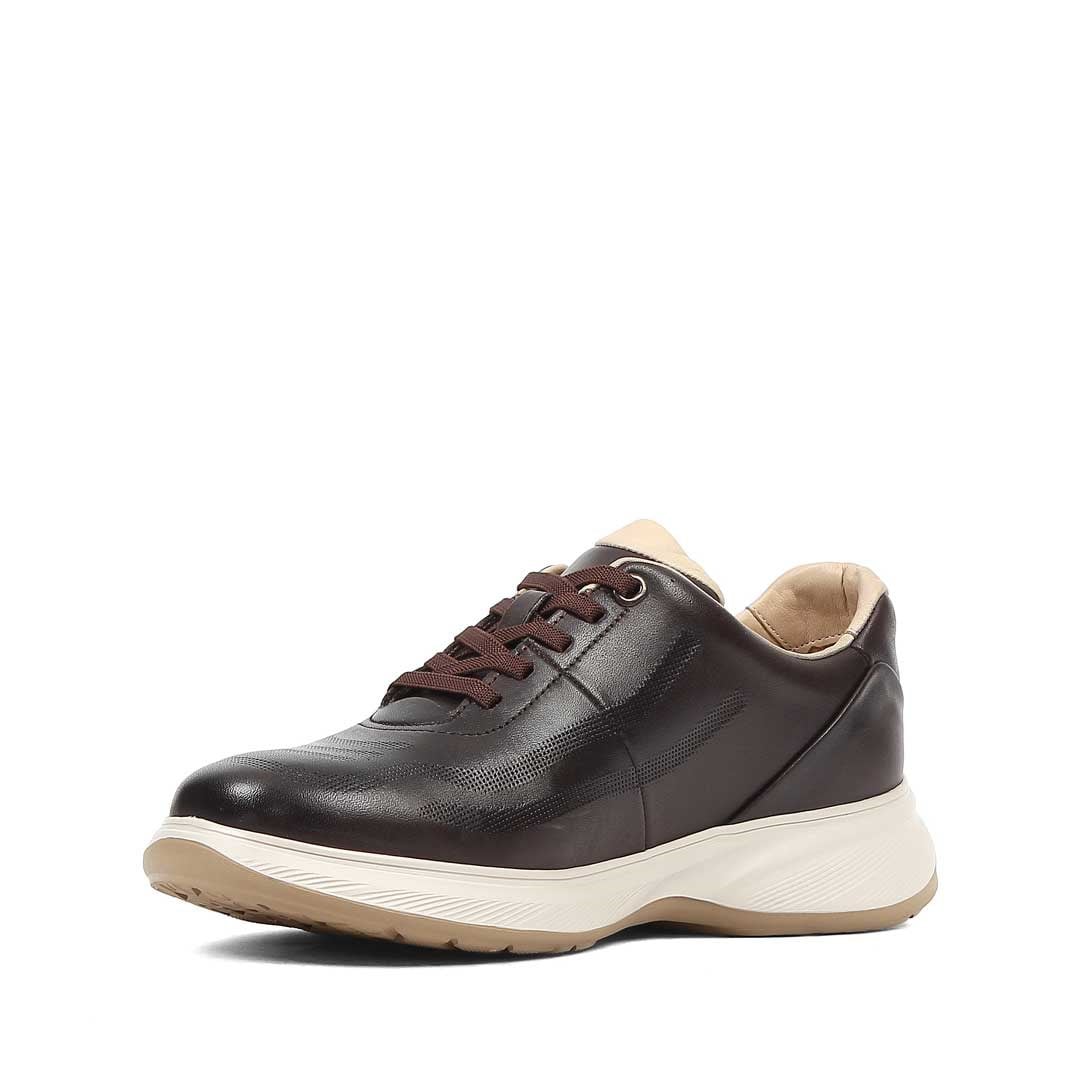 Erkek Kahverengi Kalın Tabanlı Sneaker