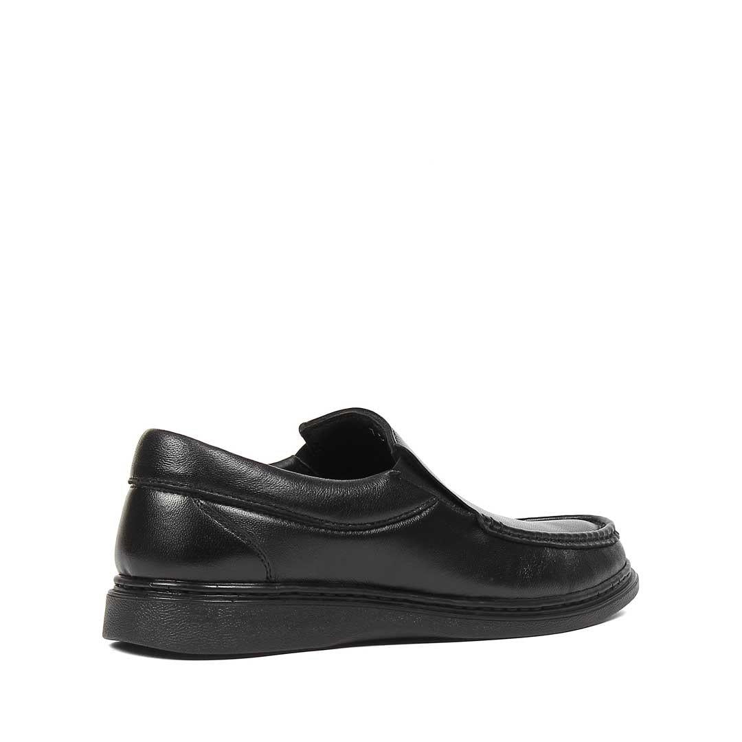 Erkek Siyah Deri Loafer