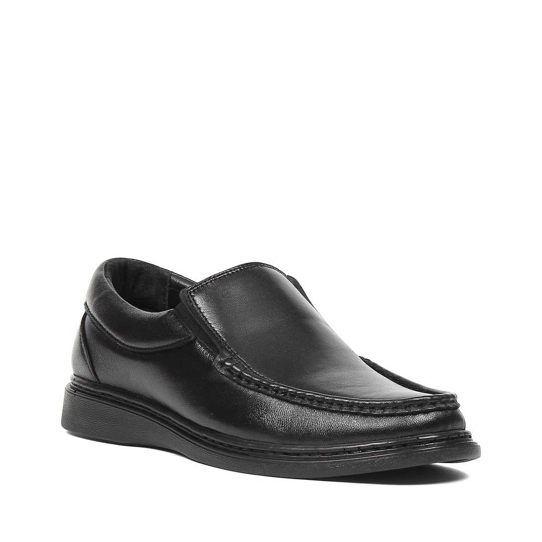 Erkek Siyah Deri Loafer