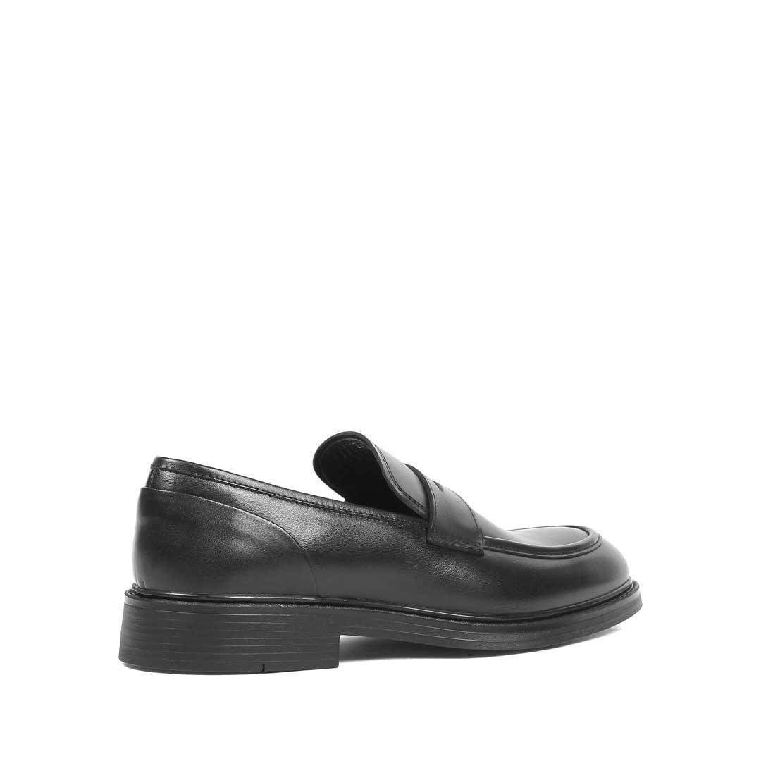 Erkek Siyah Deri Loafer