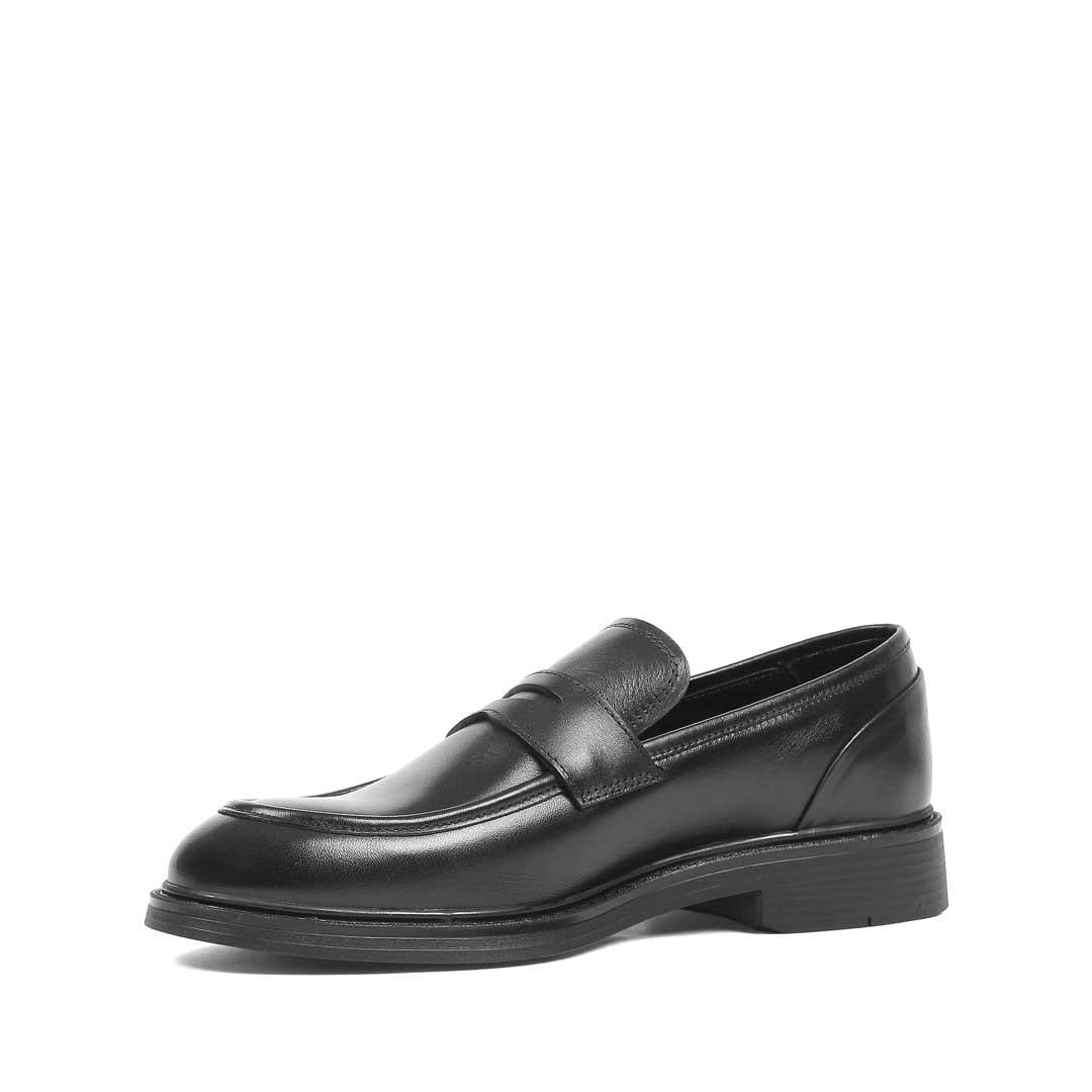 Erkek Siyah Deri Loafer