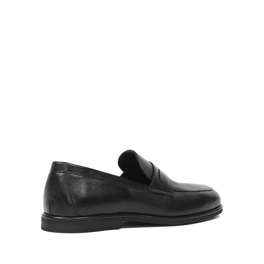 Erkek Siyah Deri Loafer