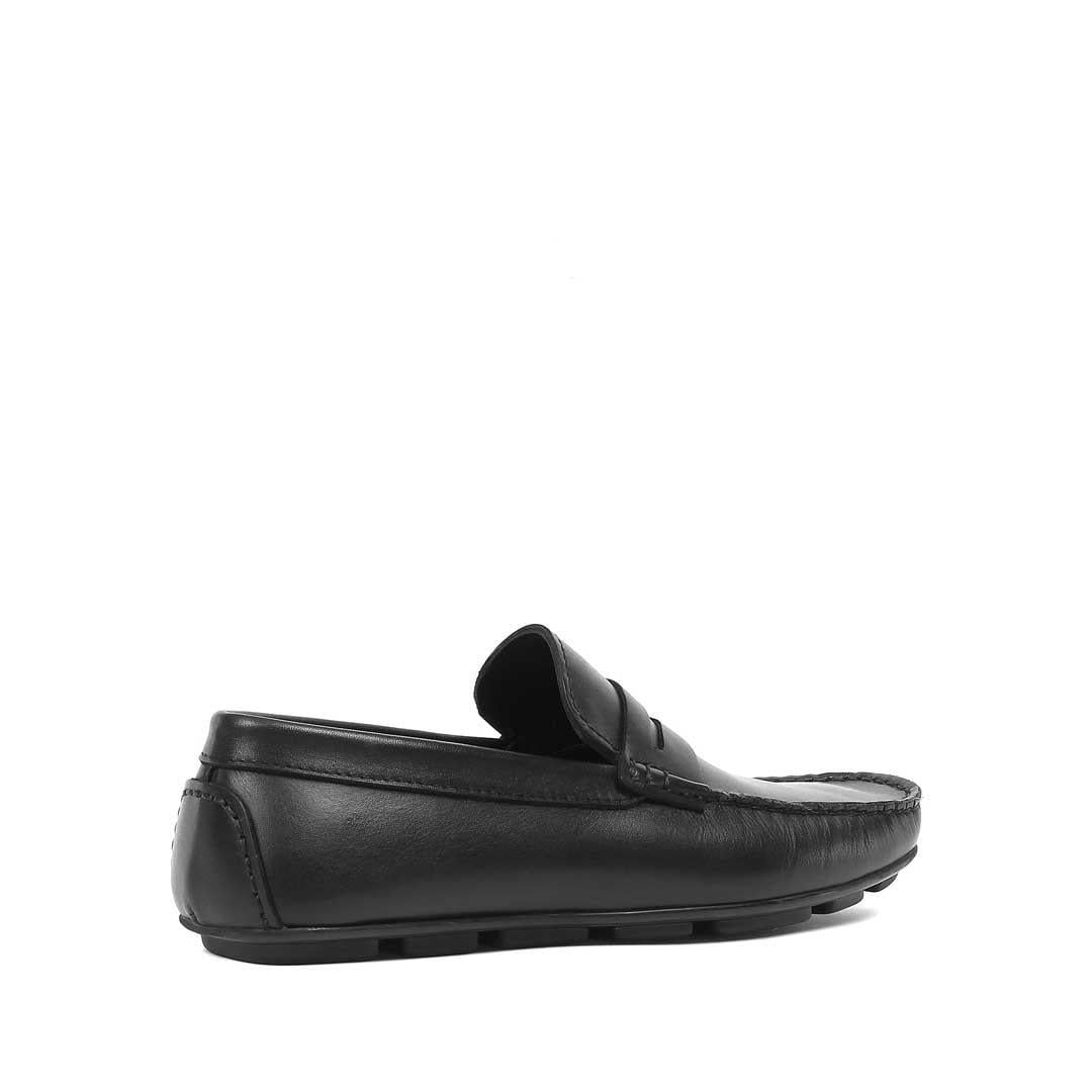 Erkek Siyah Deri Loafer