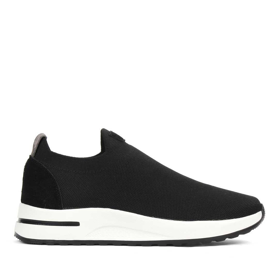 Erkek Siyah Kalın Tabanlı Sneaker