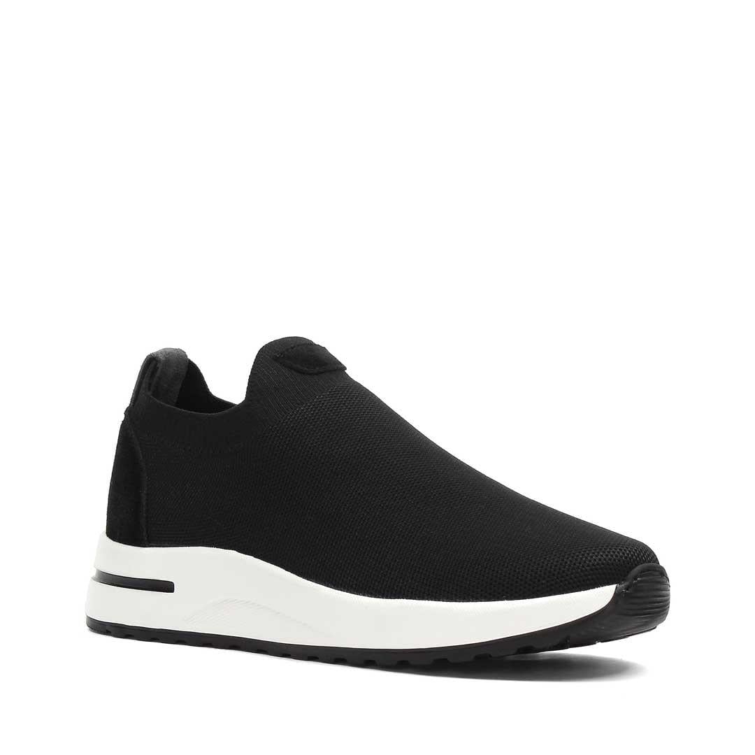 Erkek Siyah Kalın Tabanlı Sneaker