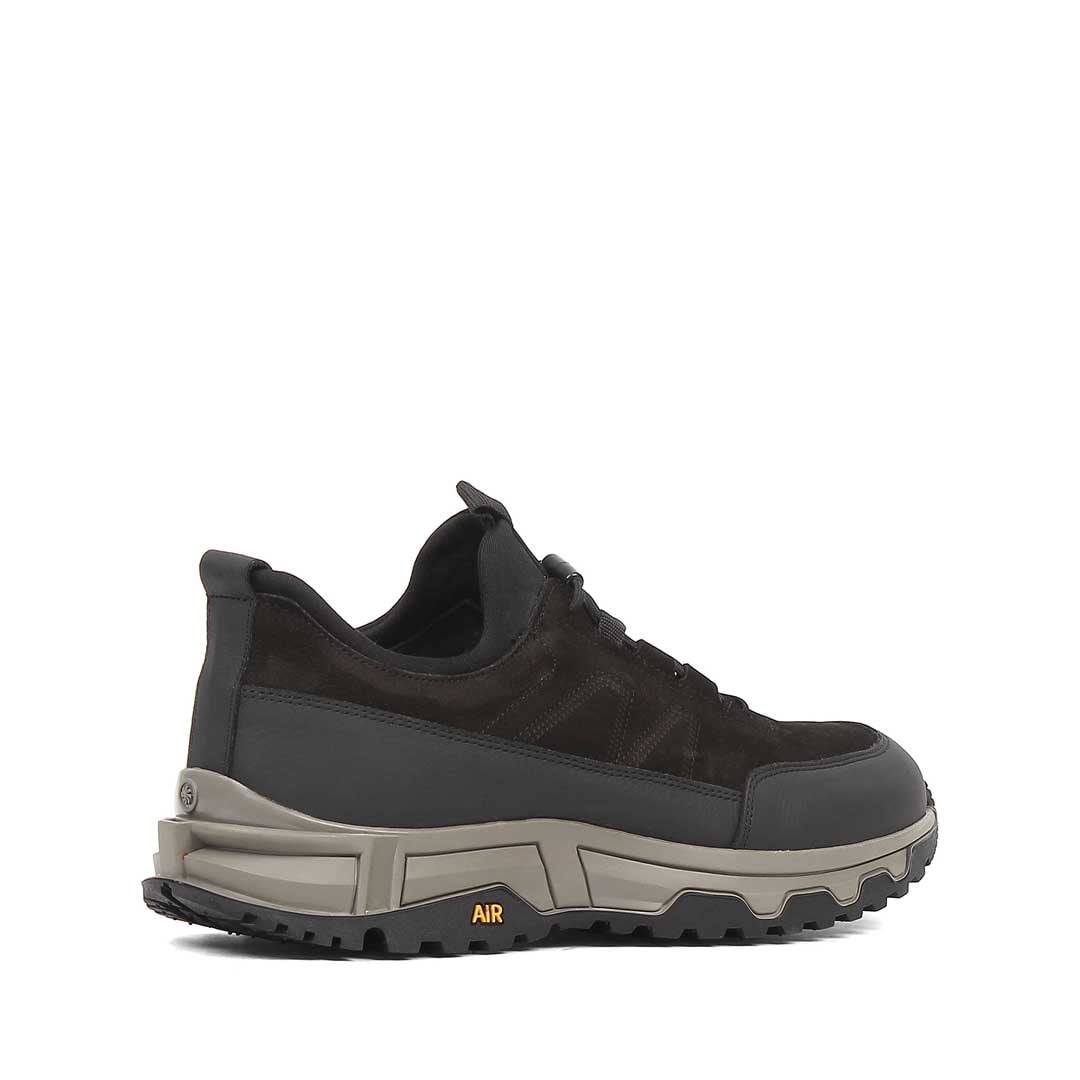 Erkek Siyah Nubuk Deri Sneaker