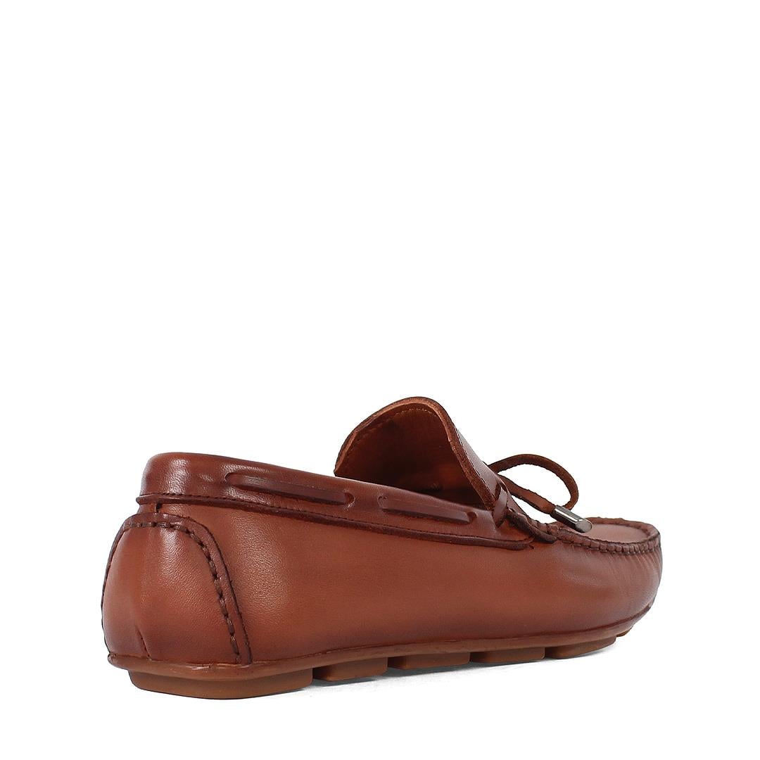 Erkek Taba Deri Loafer