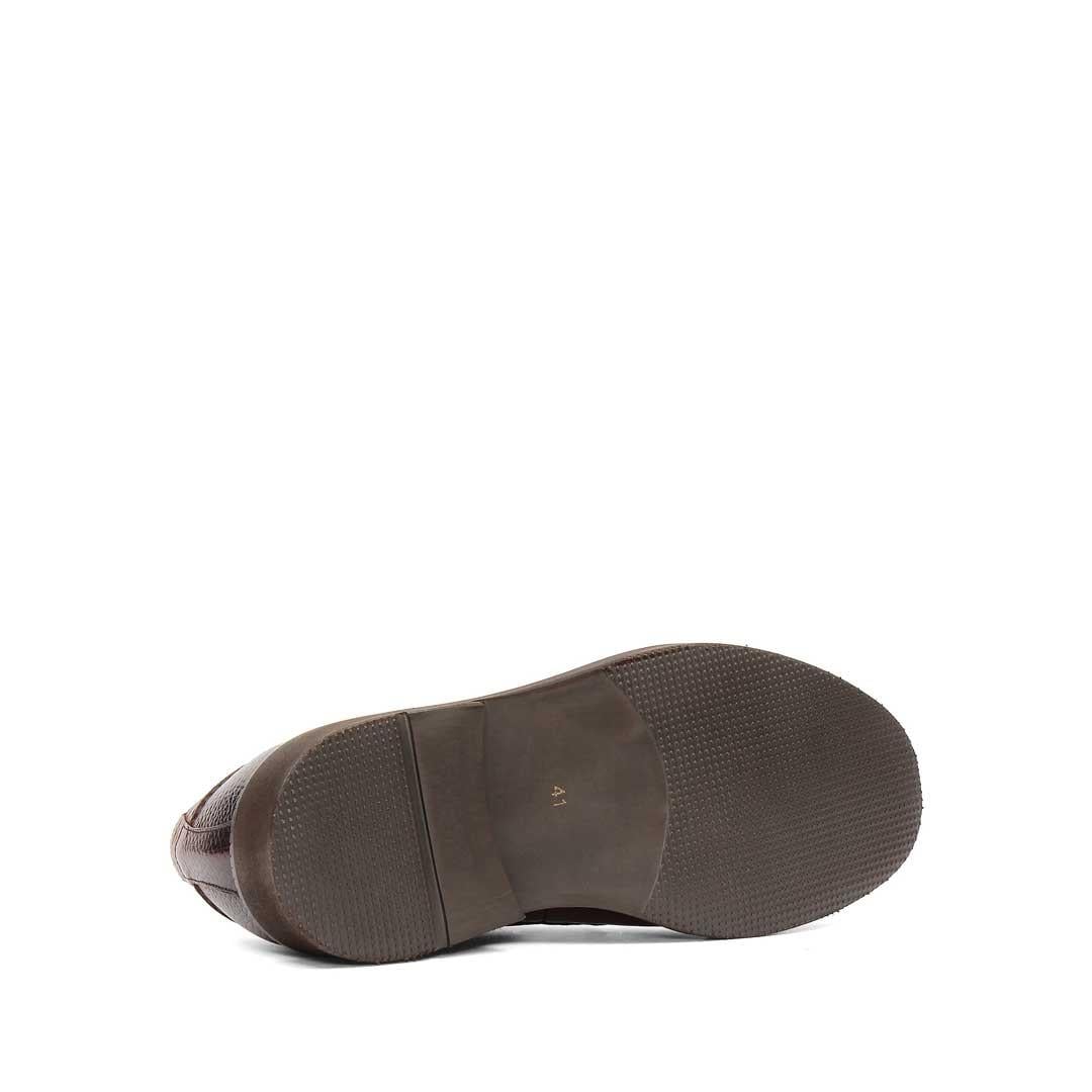 Erkek Taba Bağcıklı Deri Klasik Ayakkabı