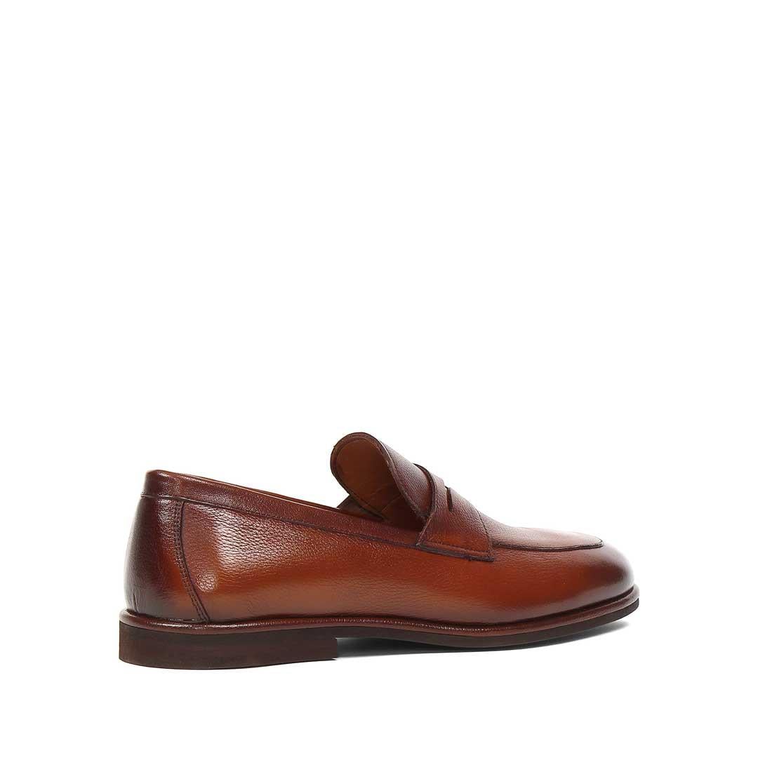 Erkek Taba Deri Loafer