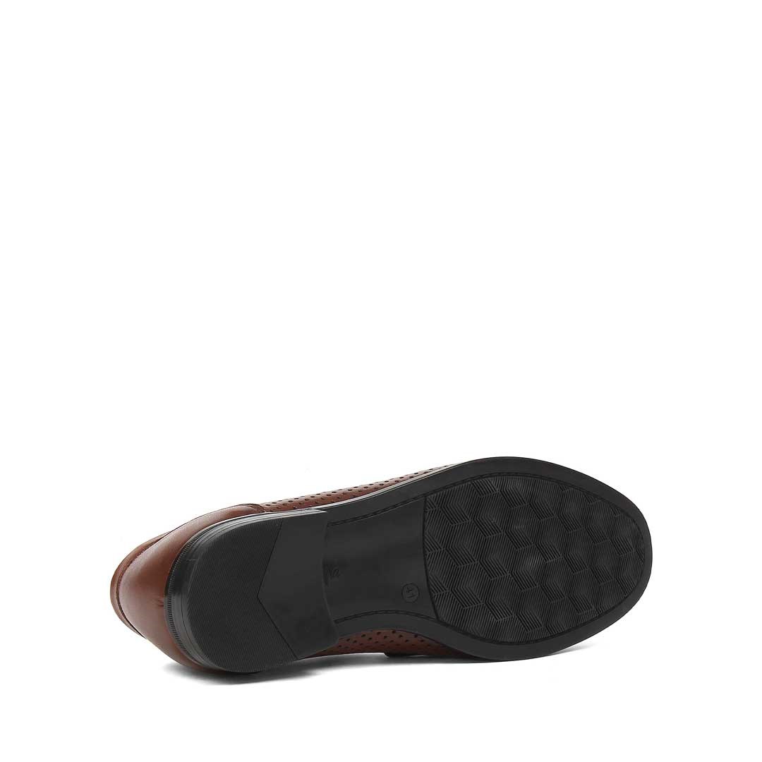 Erkek Taba Deri Loafer