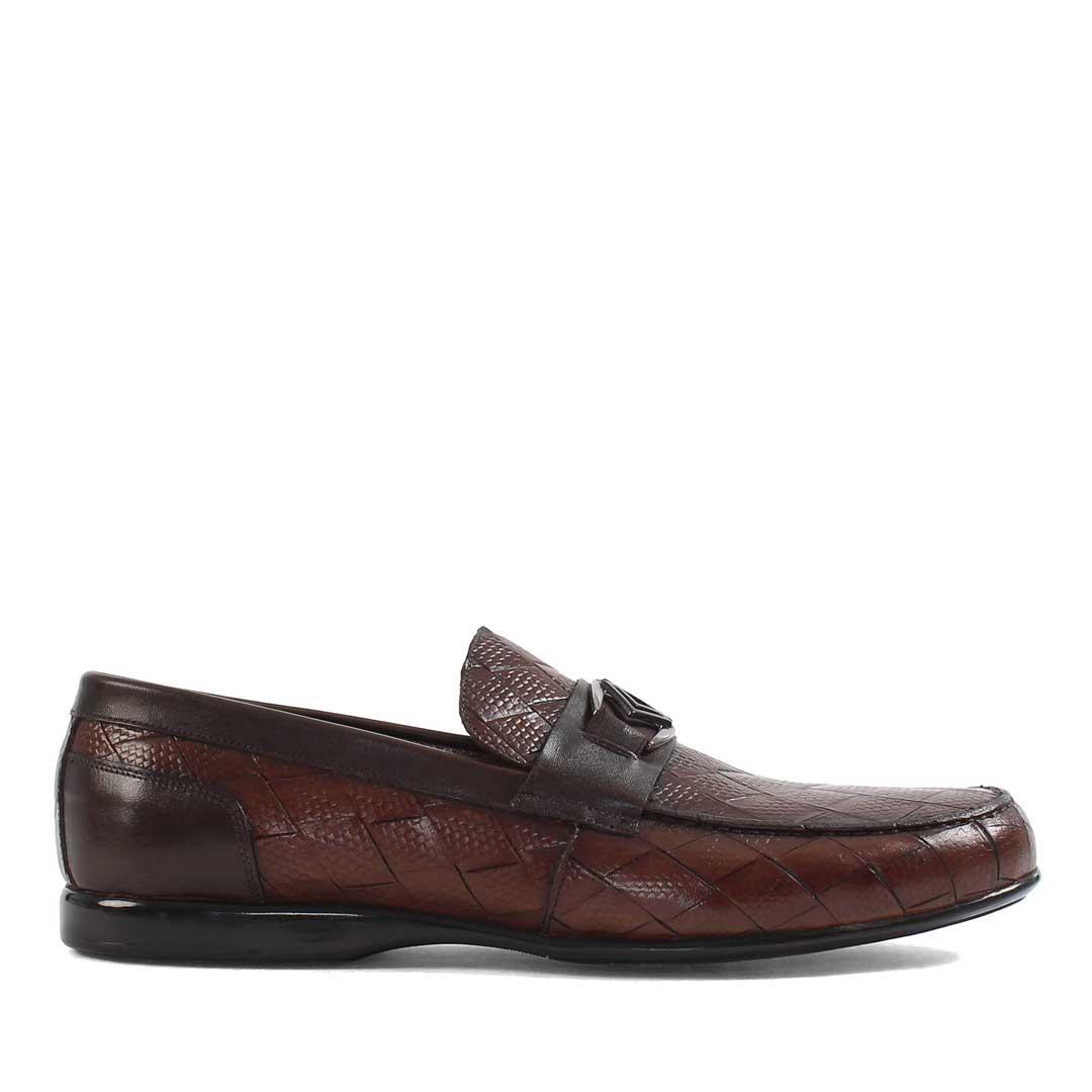 Erkek Taba Deri Loafer