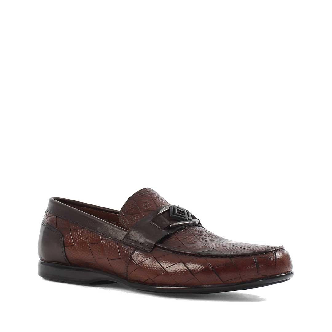 Erkek Taba Deri Loafer