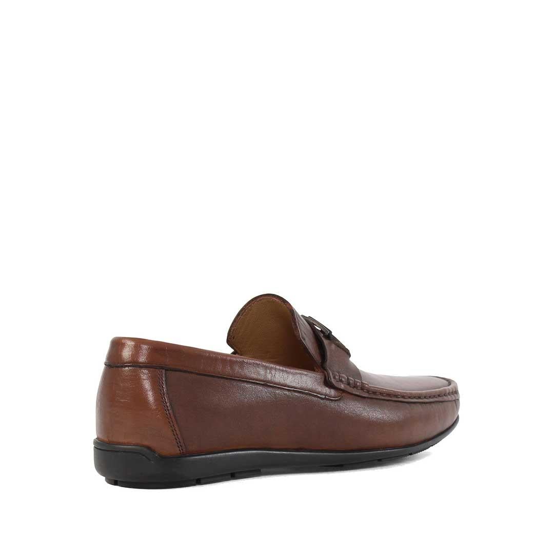Erkek Taba Deri Loafer