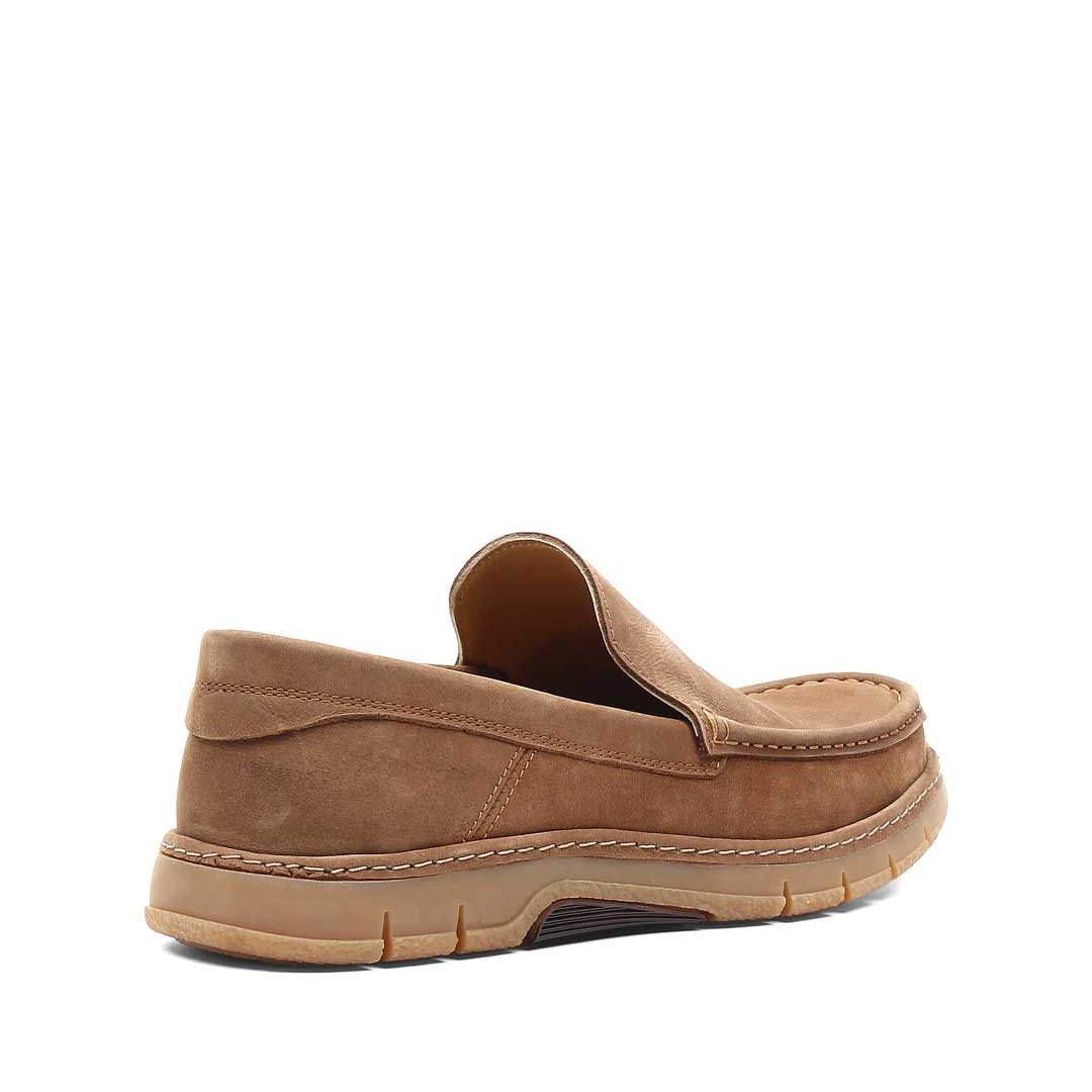 Erkek Taba Nubuk Deri Loafer
