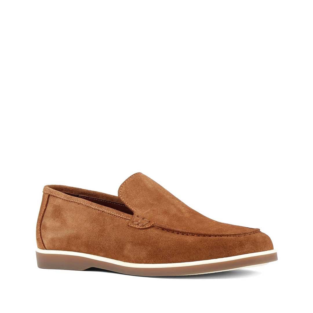 Erkek Taba Süet Deri Loafer