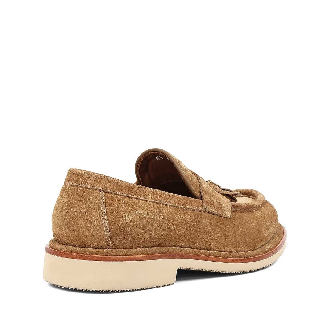 Erkek Taba Süet Deri Loafer