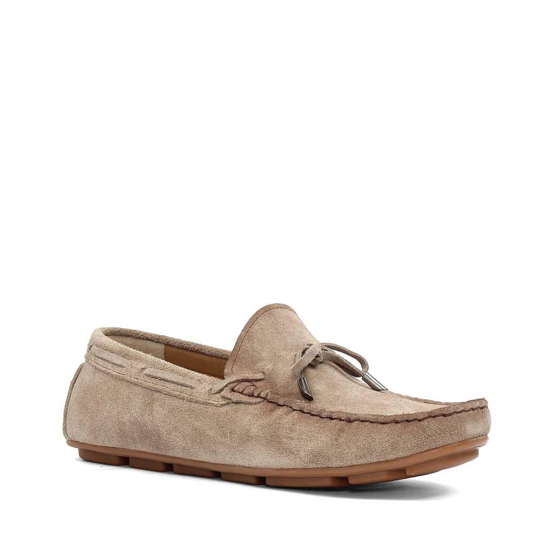 Erkek Vizon Süet Deri Loafer