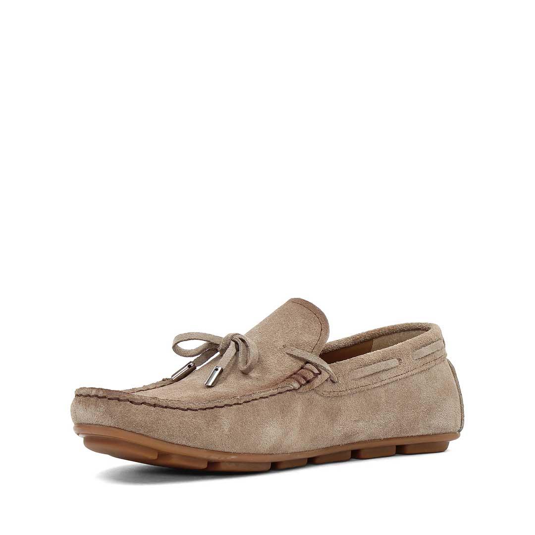 Erkek Vizon Süet Deri Loafer