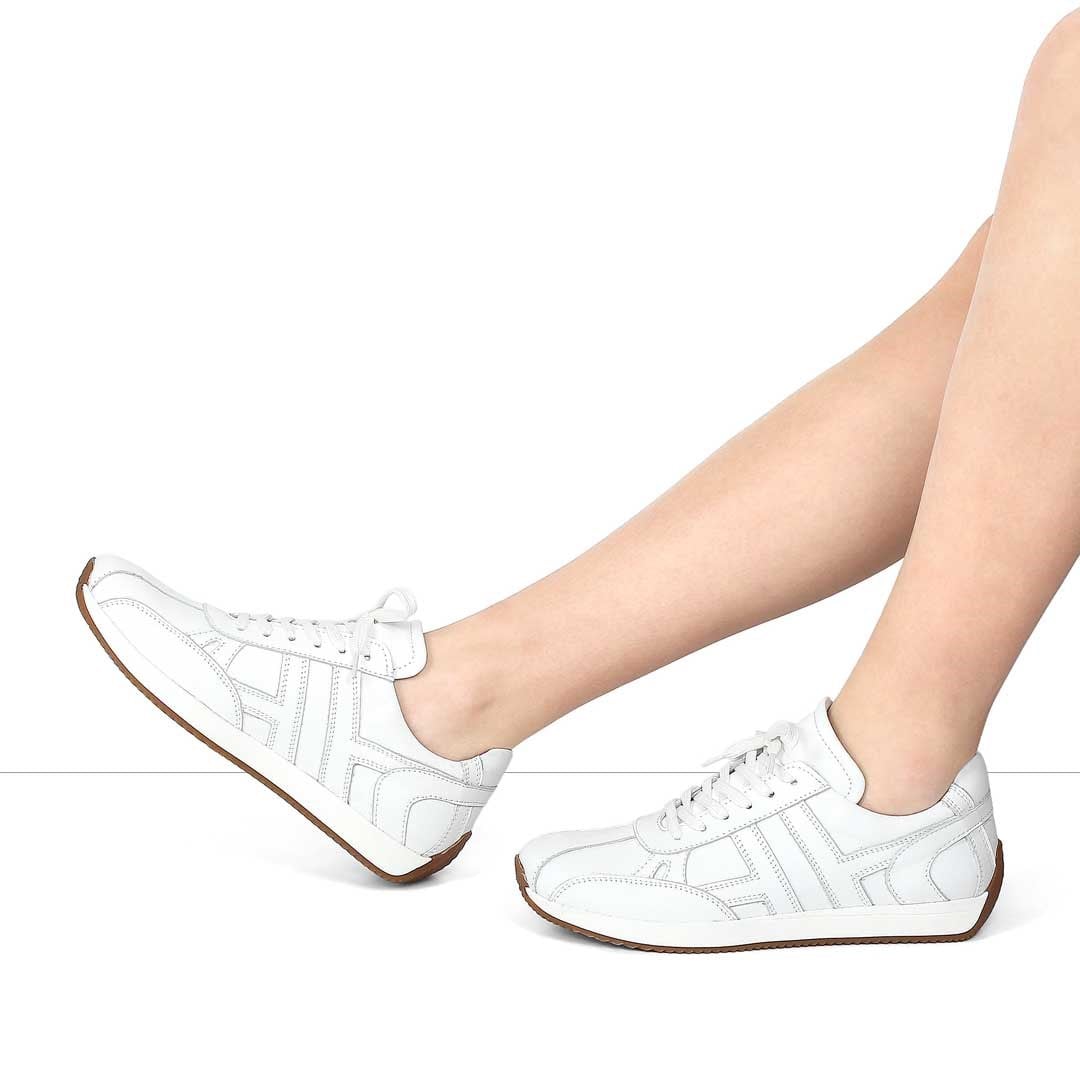 Kadın Beyaz Deri Sneaker