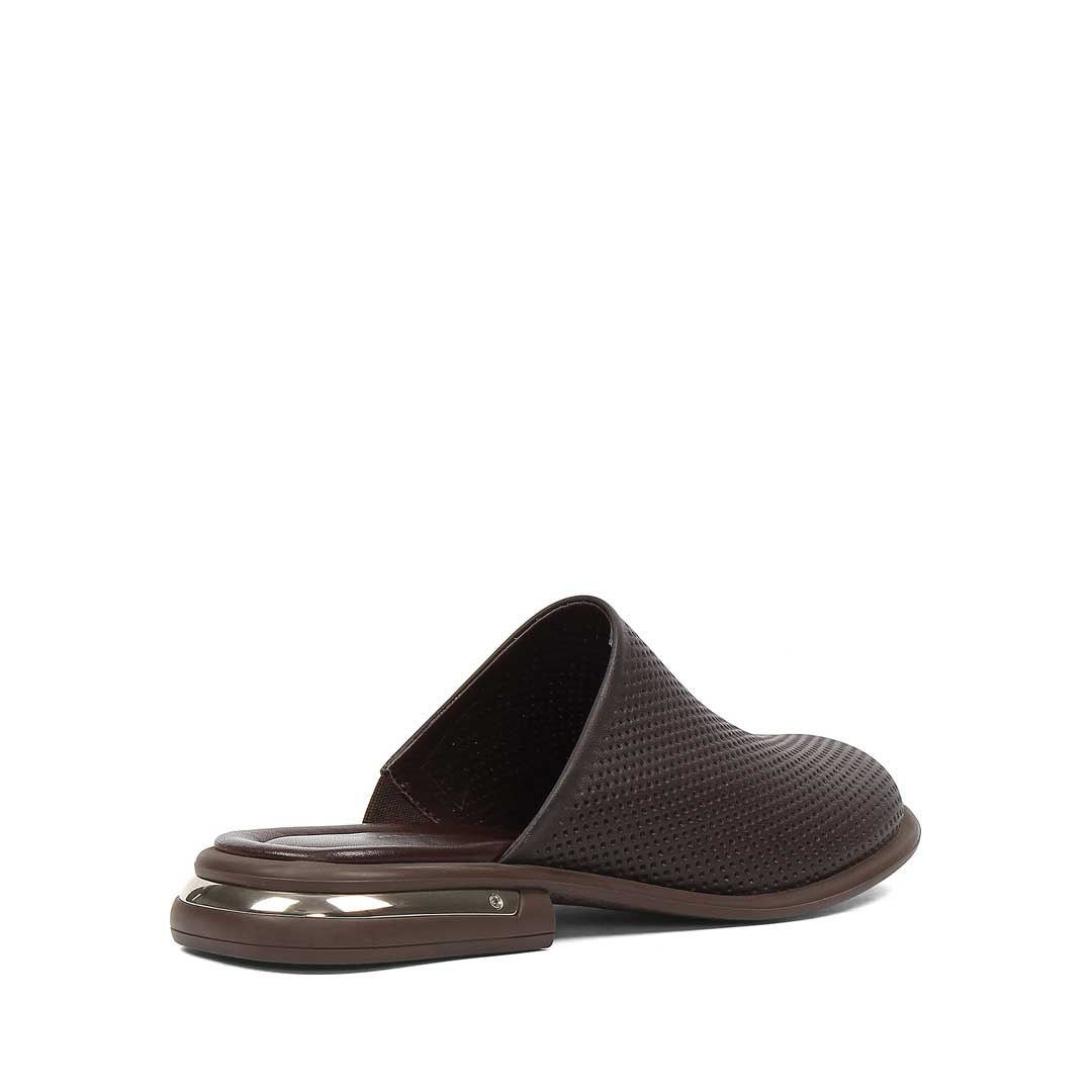 Kadın Kahverengi Deri Terlik