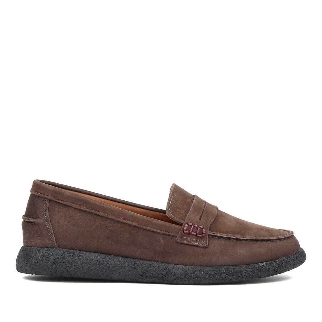 Kadın Kahverengi Nubuk Deri Loafer