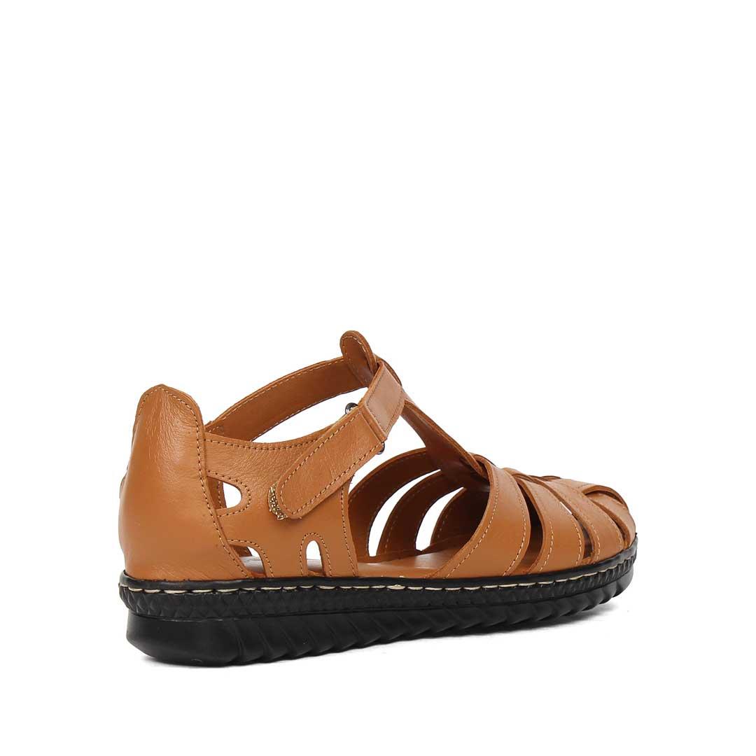 Kadın Taba Cırt Cırtlı Gladyatör Sandalet