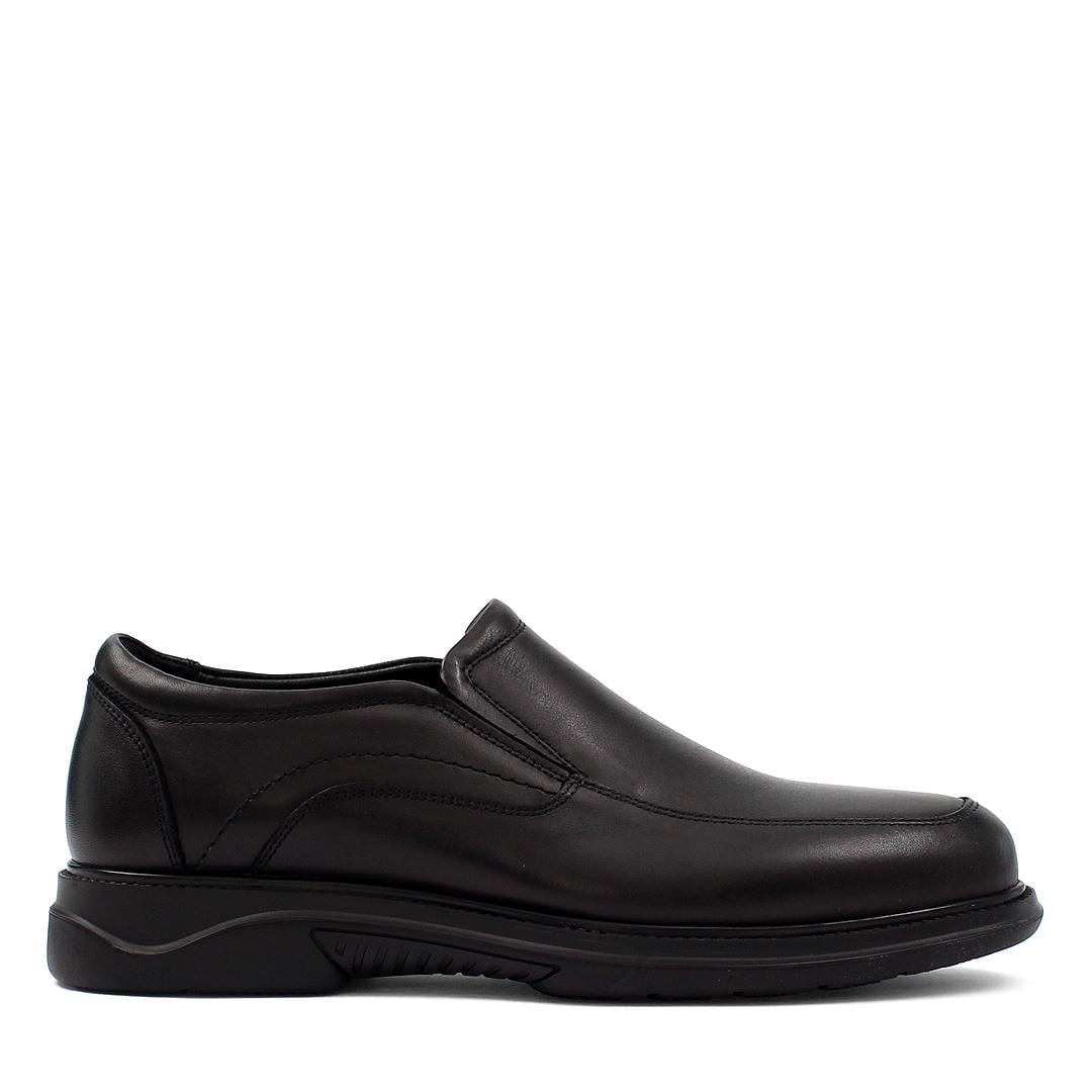 Erkek Siyah Deri Loafer