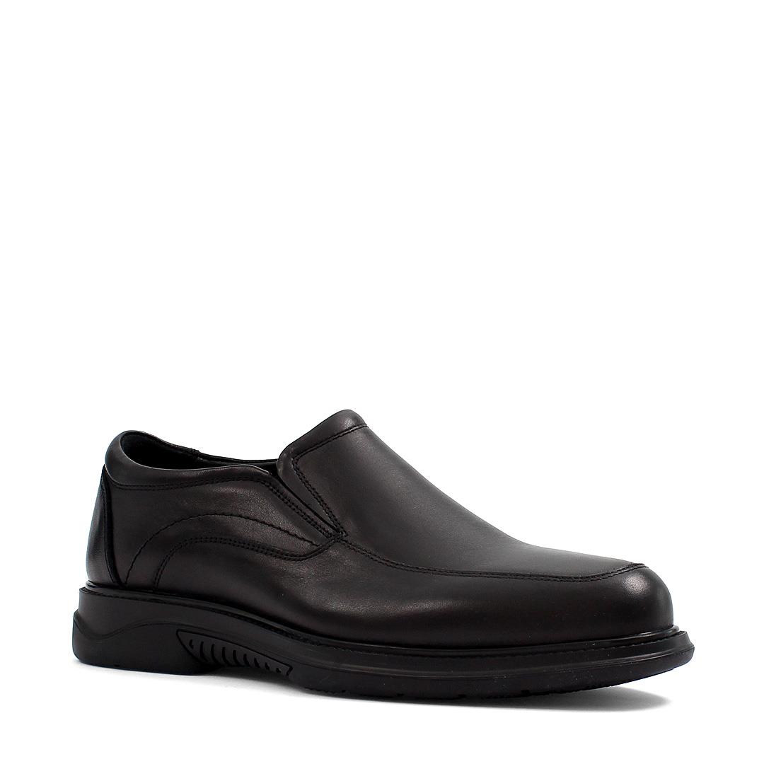 Erkek Siyah Deri Loafer